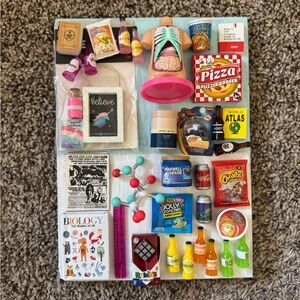 Miniature Home Games Set with Assorted Colors